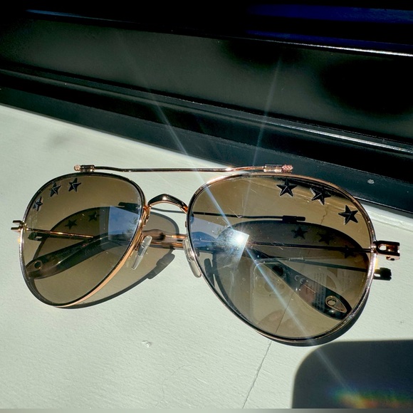 Givenchy GV7057/STARS DDBNQ Gold Copper Mirrored Aviator Sunglasses - Picture 8 of 10